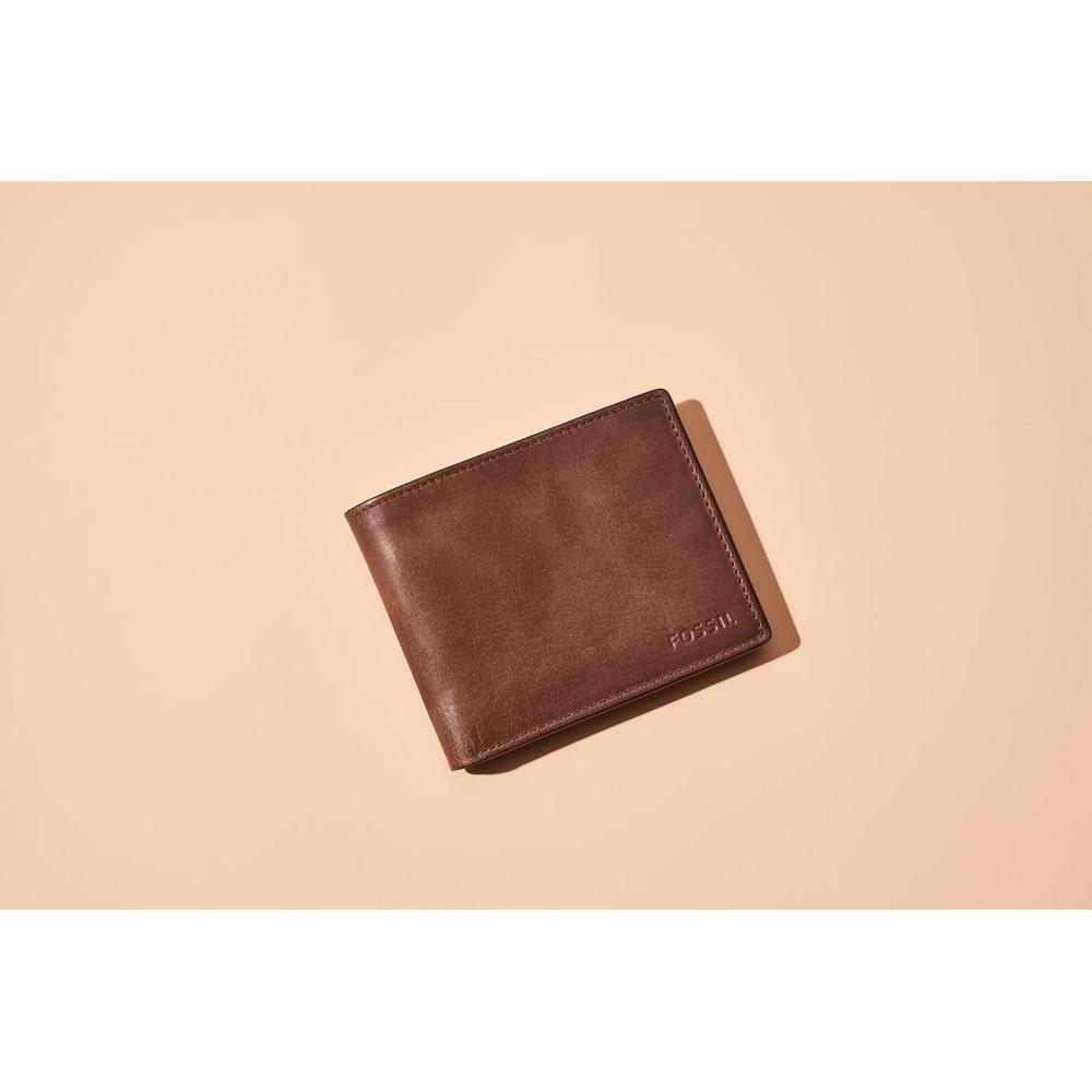 BILLETERA FOSSIL DERRICK BLOQUEO RFID HOMBRE - 5
