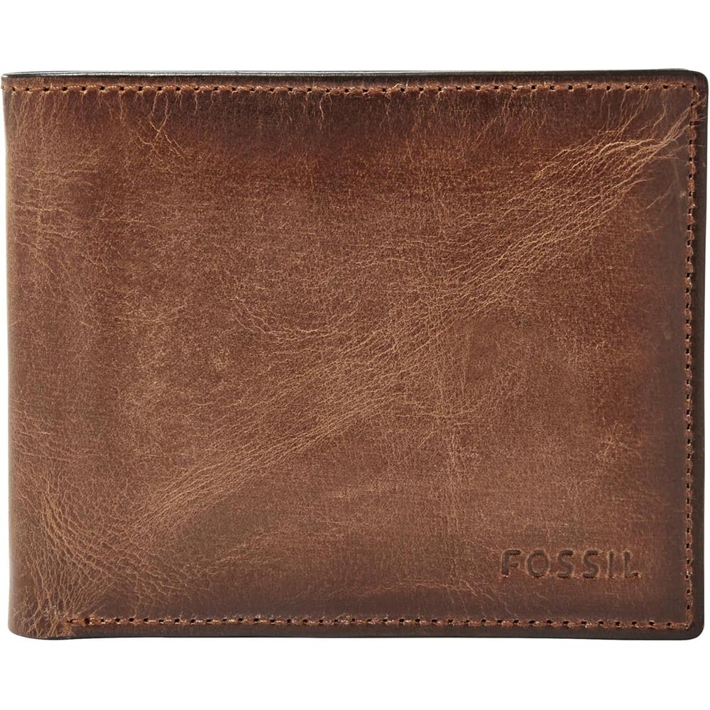 BILLETERA FOSSIL DERRICK BLOQUEO RFID CON TARJETERO HOMBRE - 1