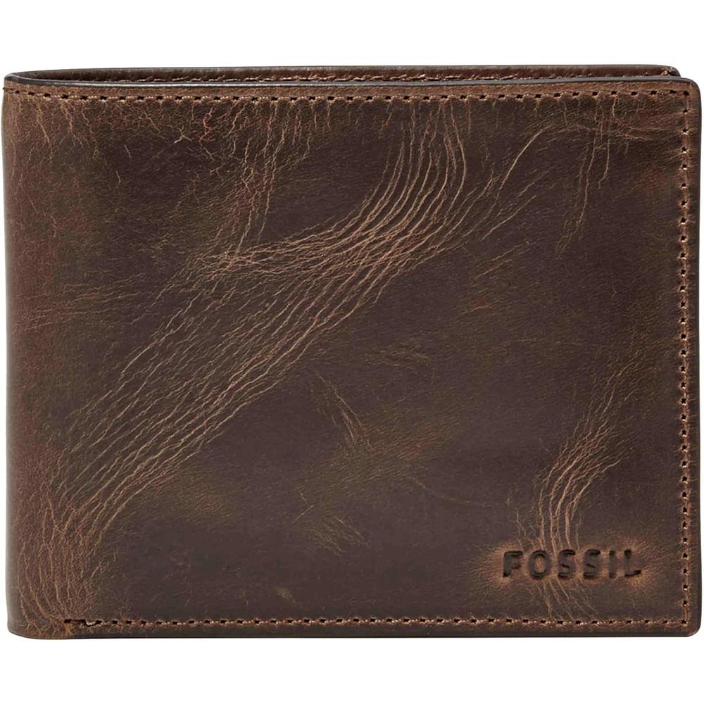 BILLETERA FOSSIL DERRICK BLOQUEO RFID CON TARJETERO HOMBRE - 1