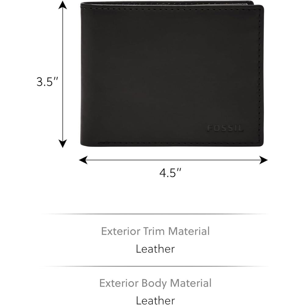 BILLETERA FOSSIL DERRICK BLOQUEO RFID CON TARJETERO HOMBRE - 2