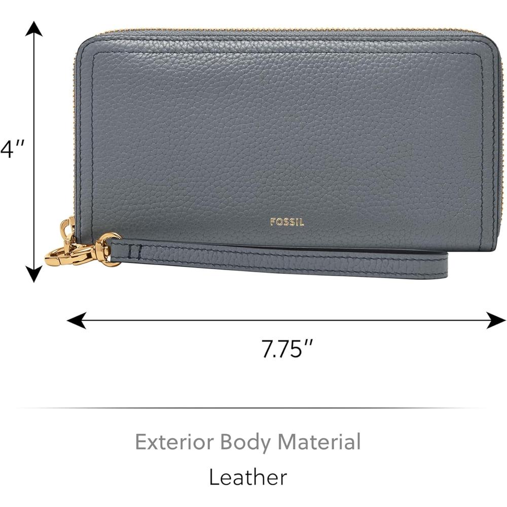 CARTERA LARGA FOSSIL LOGAN CLÁSICA MUJER - 4