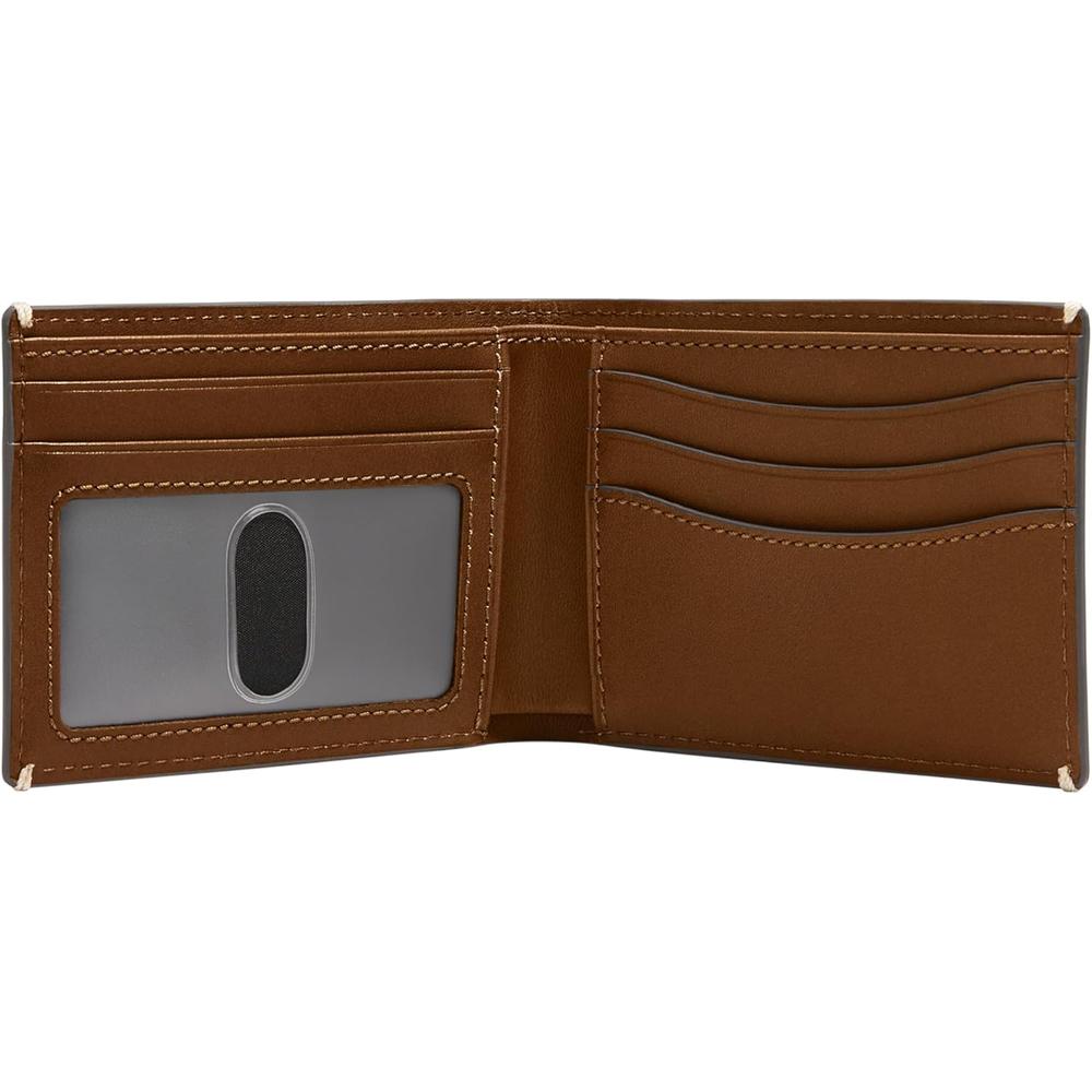 BILLETERA FOSSIL DELGADA MINIMALISTA DE PIEL HOMBRE - 2