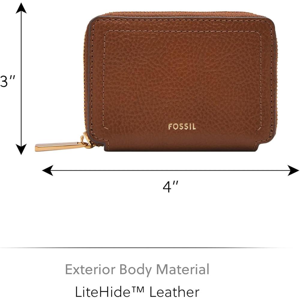 CARTERA FOSSIL LOGAN LITEHIDE CON CREMALLERA Y BLOQUEO RFID MUJER - 3