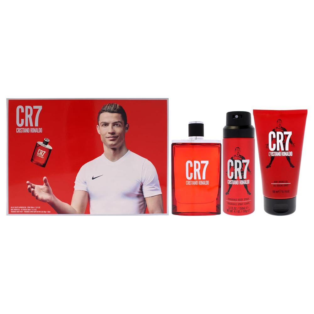 PERFUME CR7 EDT HOMBRE SET 3 PZS - 1