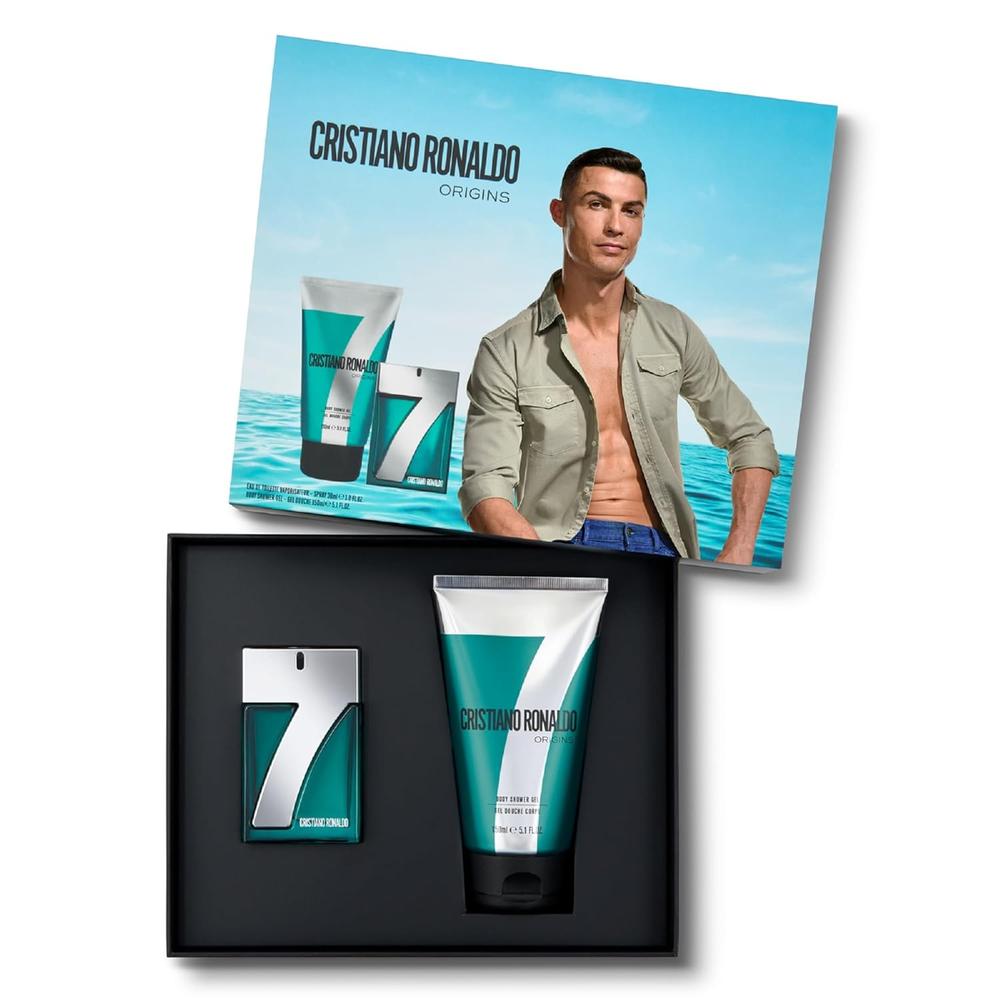 PERFUME CR7 ORIGINS EDT HOMBRE SET 2 PZS - 1