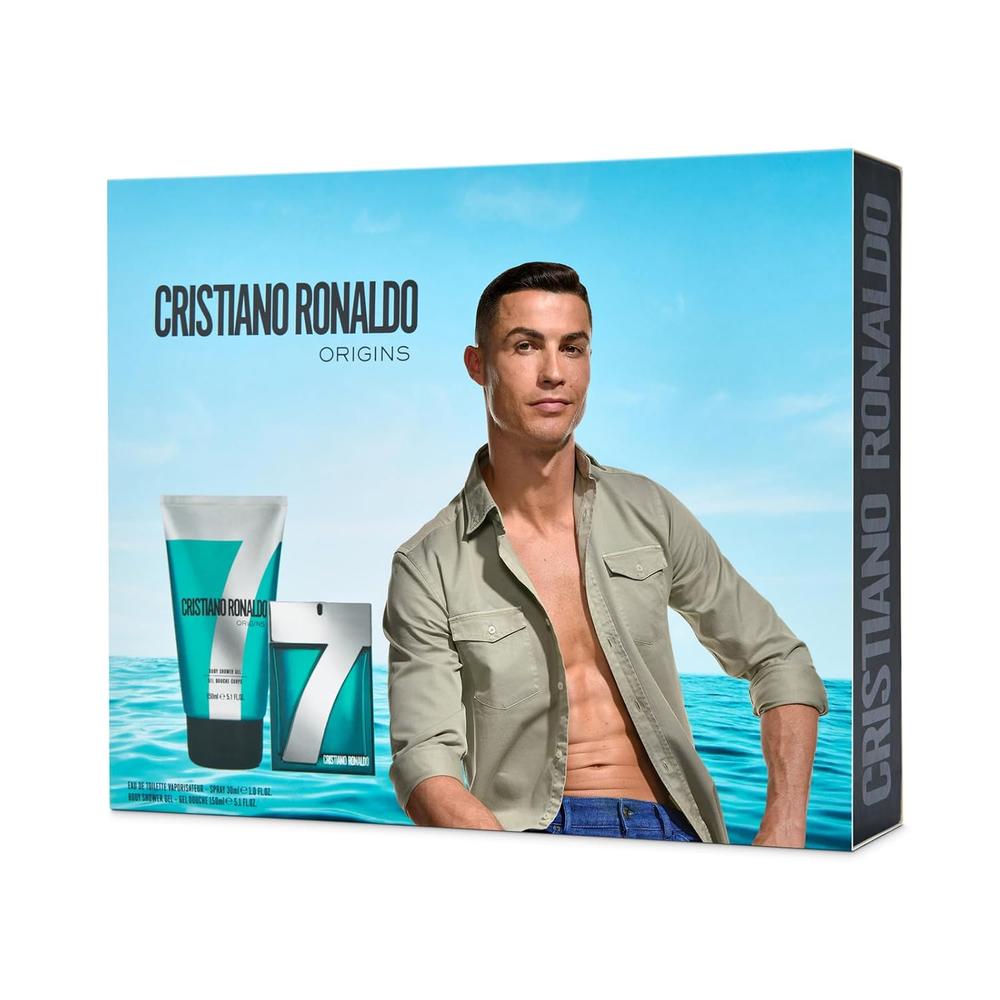 PERFUME CR7 ORIGINS EDT HOMBRE SET 2 PZS - 4