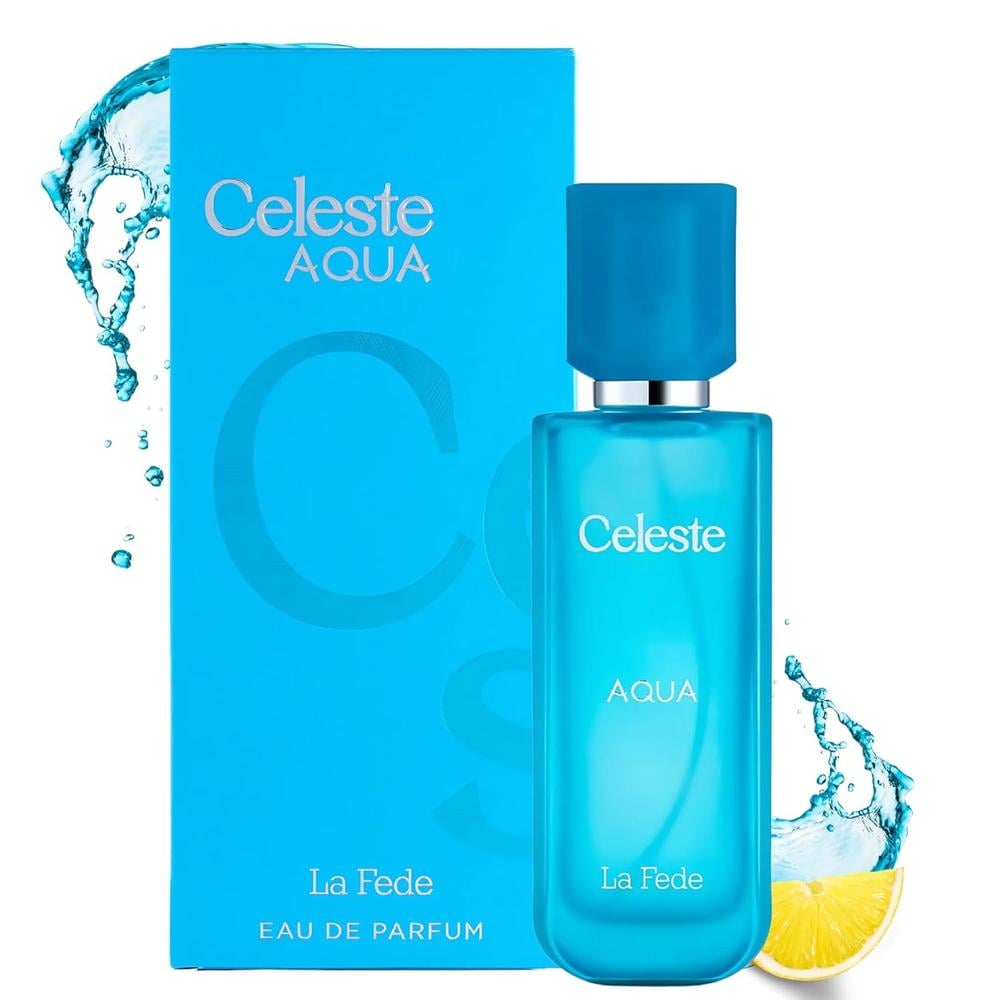 PERFUME KHADLAJ LA FEDE CELESTE AQUA EDP UNISEX 3.4 OZ / 100 ML - 1