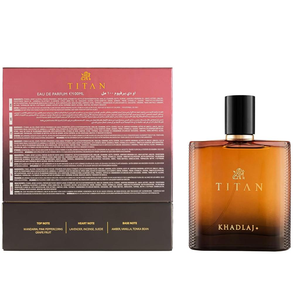 PERFUME KHADLAJ TITAN EDP HOMBRE 3.4 OZ / 100 ML - 3