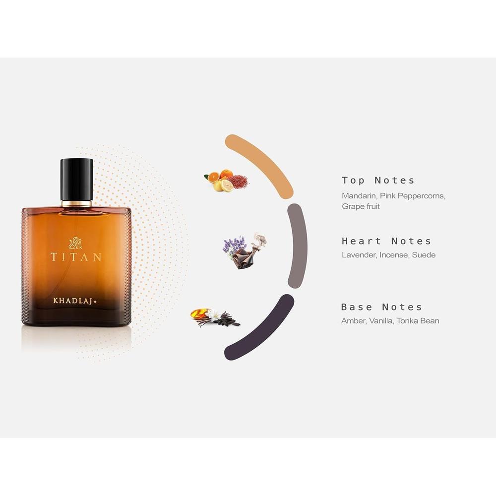 PERFUME KHADLAJ TITAN EDP HOMBRE 3.4 OZ / 100 ML - 4