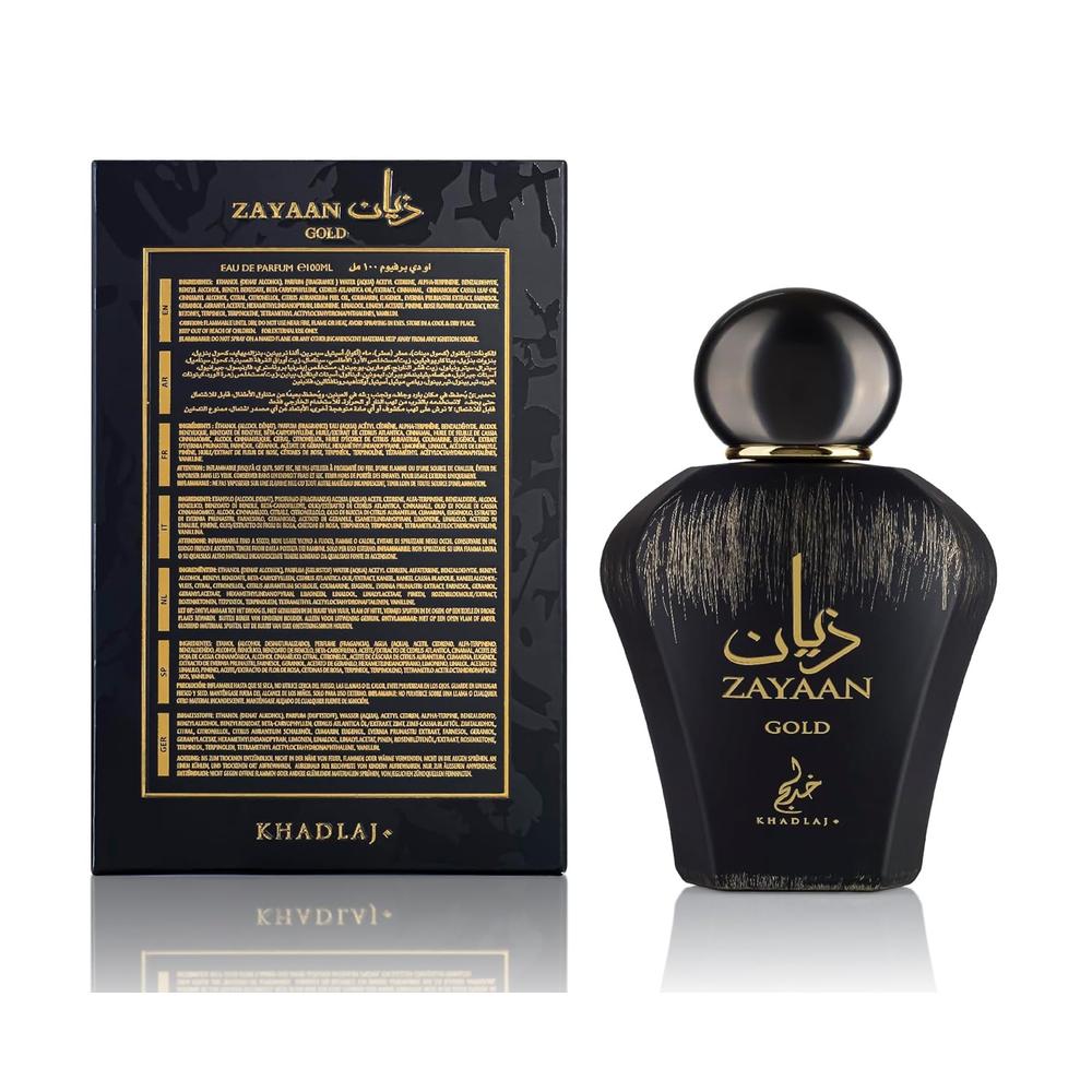 PERFUME KHADLAJ ZAYAAN GOLD EDP HOMBRE 3.4 OZ / 100 ML - 2