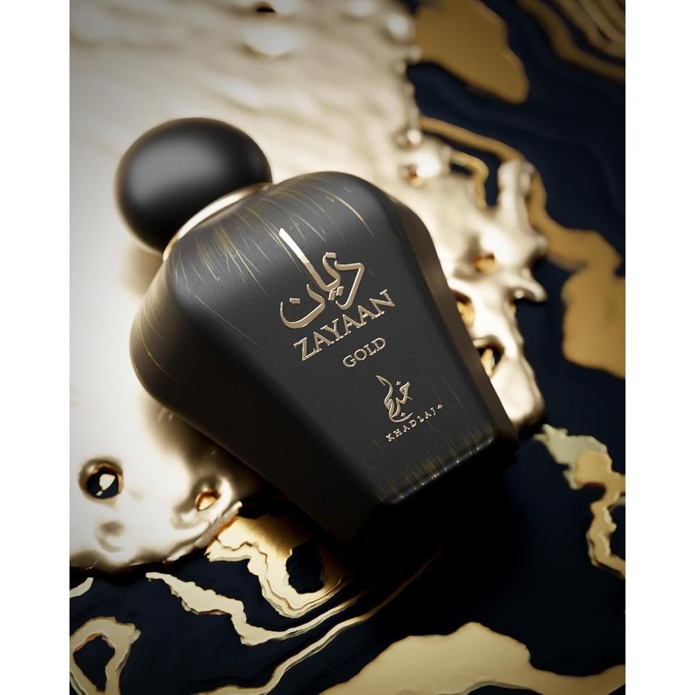 PERFUME KHADLAJ ZAYAAN GOLD EDP HOMBRE 3.4 OZ / 100 ML - 5