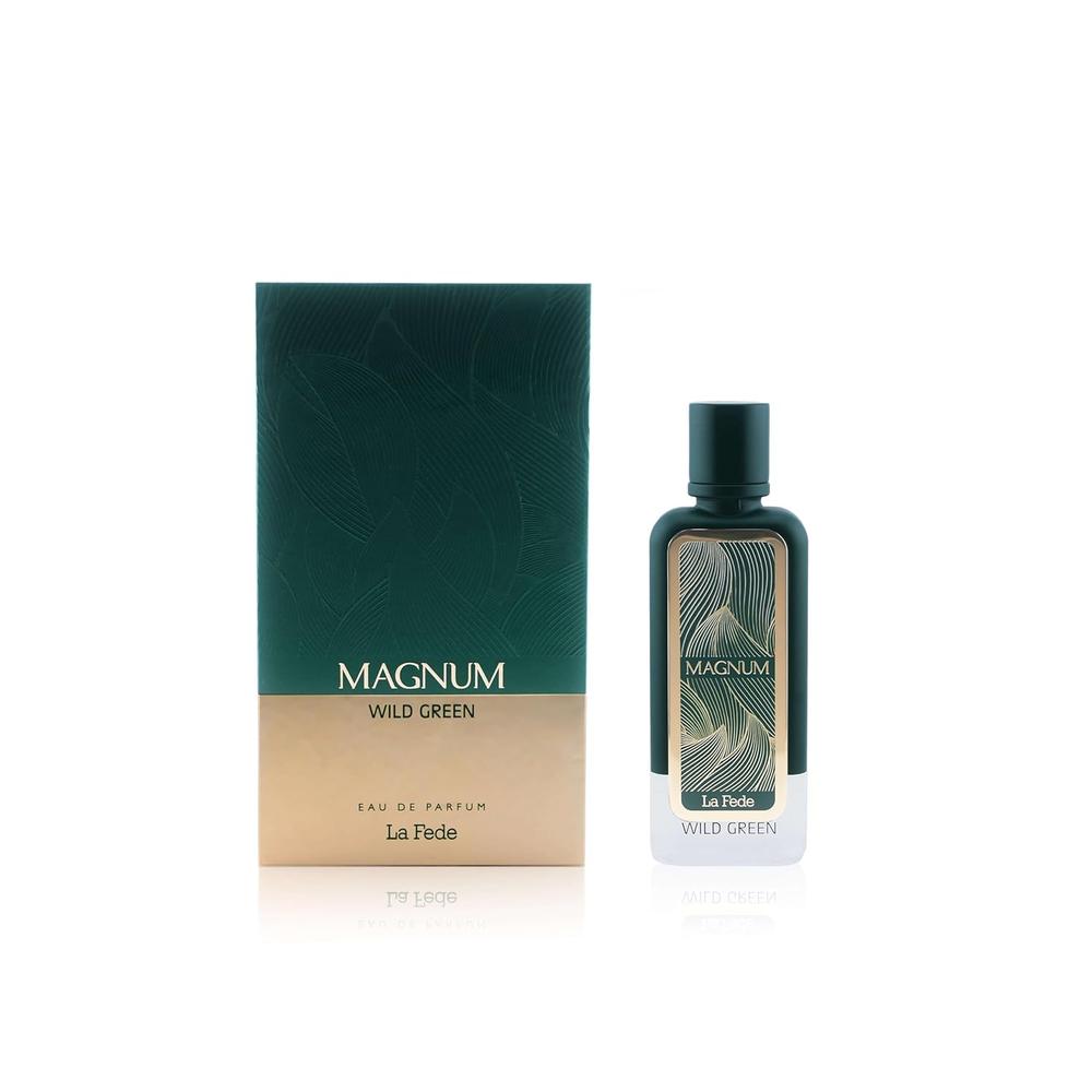 PERFUME KHADLAJ LA FEDE MAGNUM WILD GREEN EDP HOMBRE 3.4 OZ / 100 ML - 1