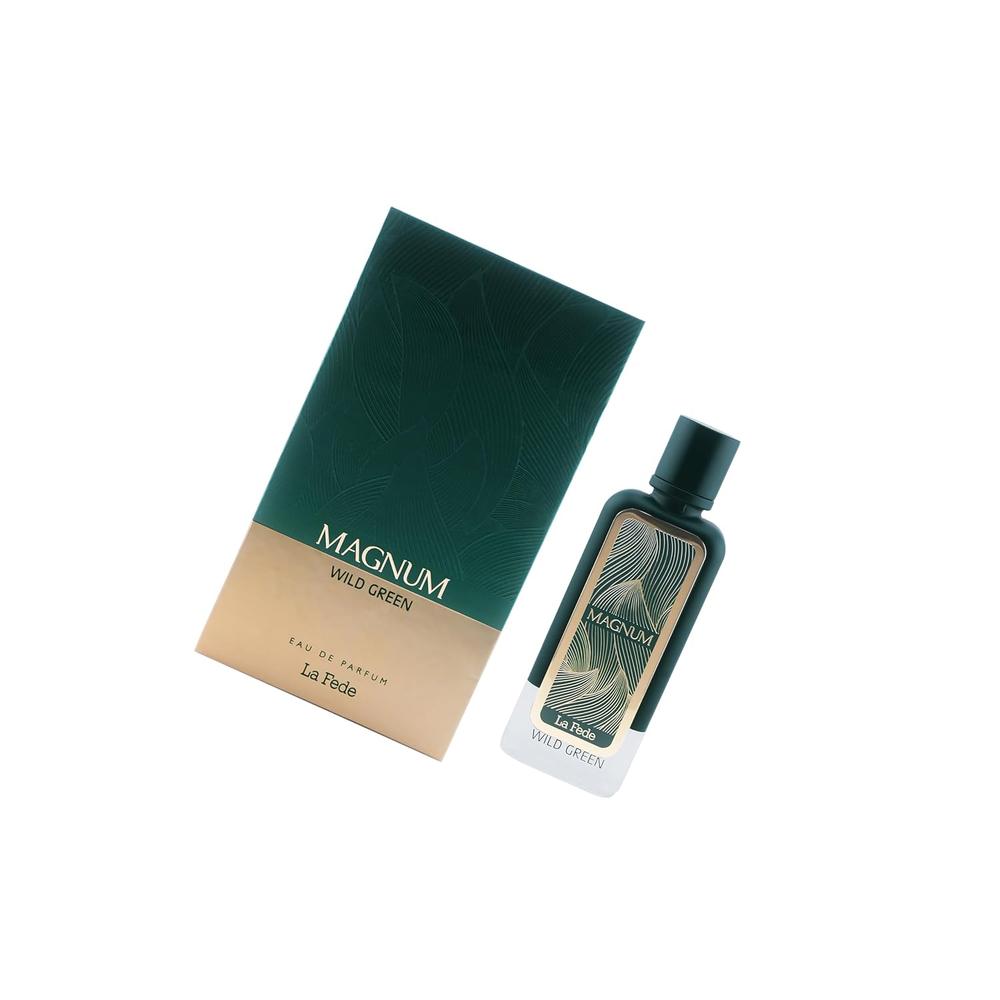PERFUME KHADLAJ LA FEDE MAGNUM WILD GREEN EDP HOMBRE 3.4 OZ / 100 ML - 2