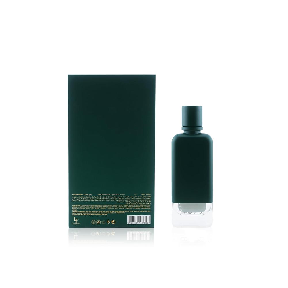 PERFUME KHADLAJ LA FEDE MAGNUM WILD GREEN EDP HOMBRE 3.4 OZ / 100 ML - 4