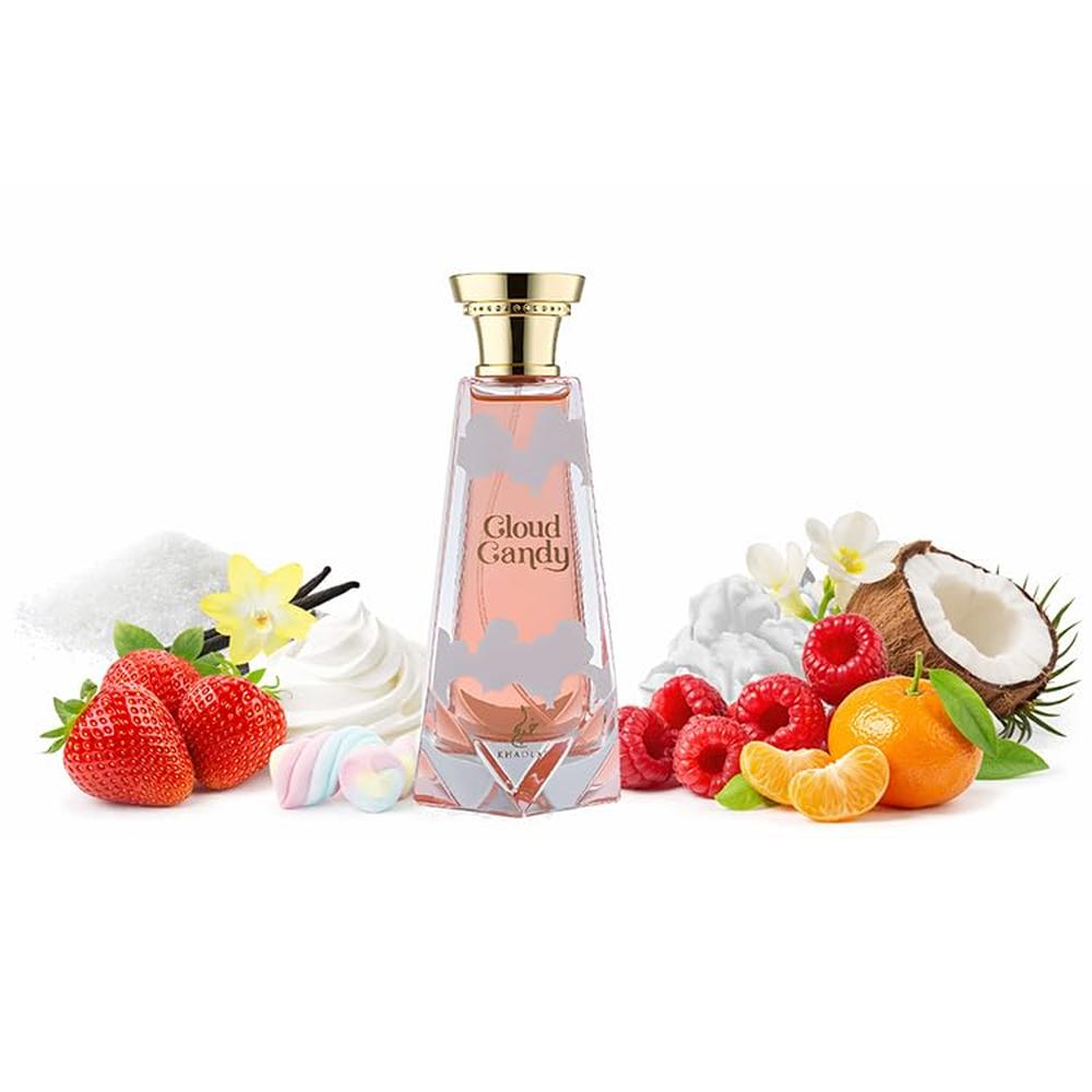 PERFUME KHADLAJ CLOUD CANDY EDP UNISEX 3.4 OZ / 100 ML - 4