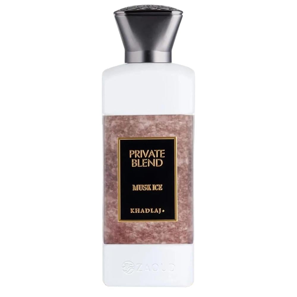 PERFUME KHADLAJ PRIVATE BLEND MUSK ICE EXTRAIT DE PARFUM UNISEX 3.4 OZ / 100 ML - 1