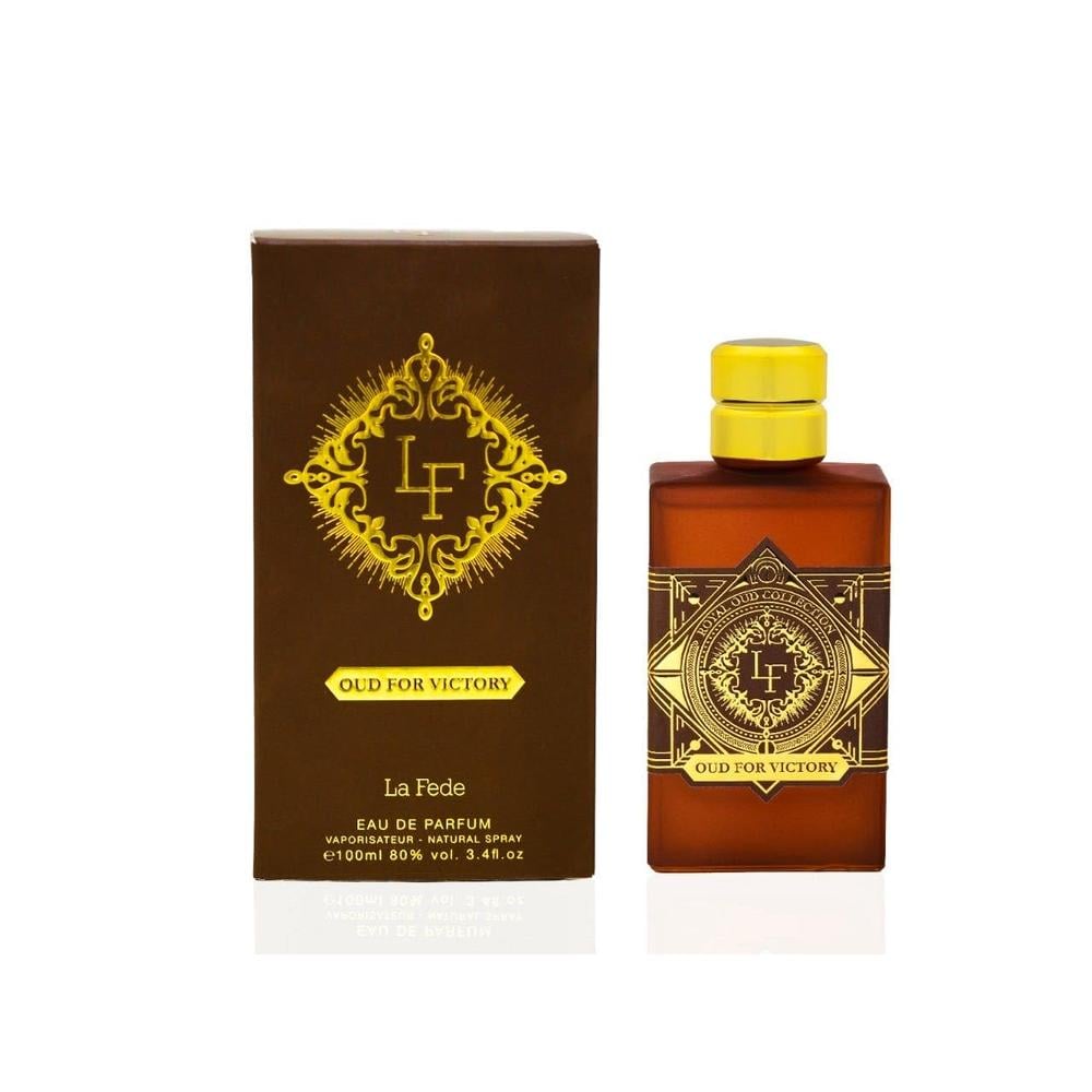 PERFUME KHADLAJ LA FEDE OUD FOR VICTORY EDP UNISEX 3.4 OZ / 100 ML - 1