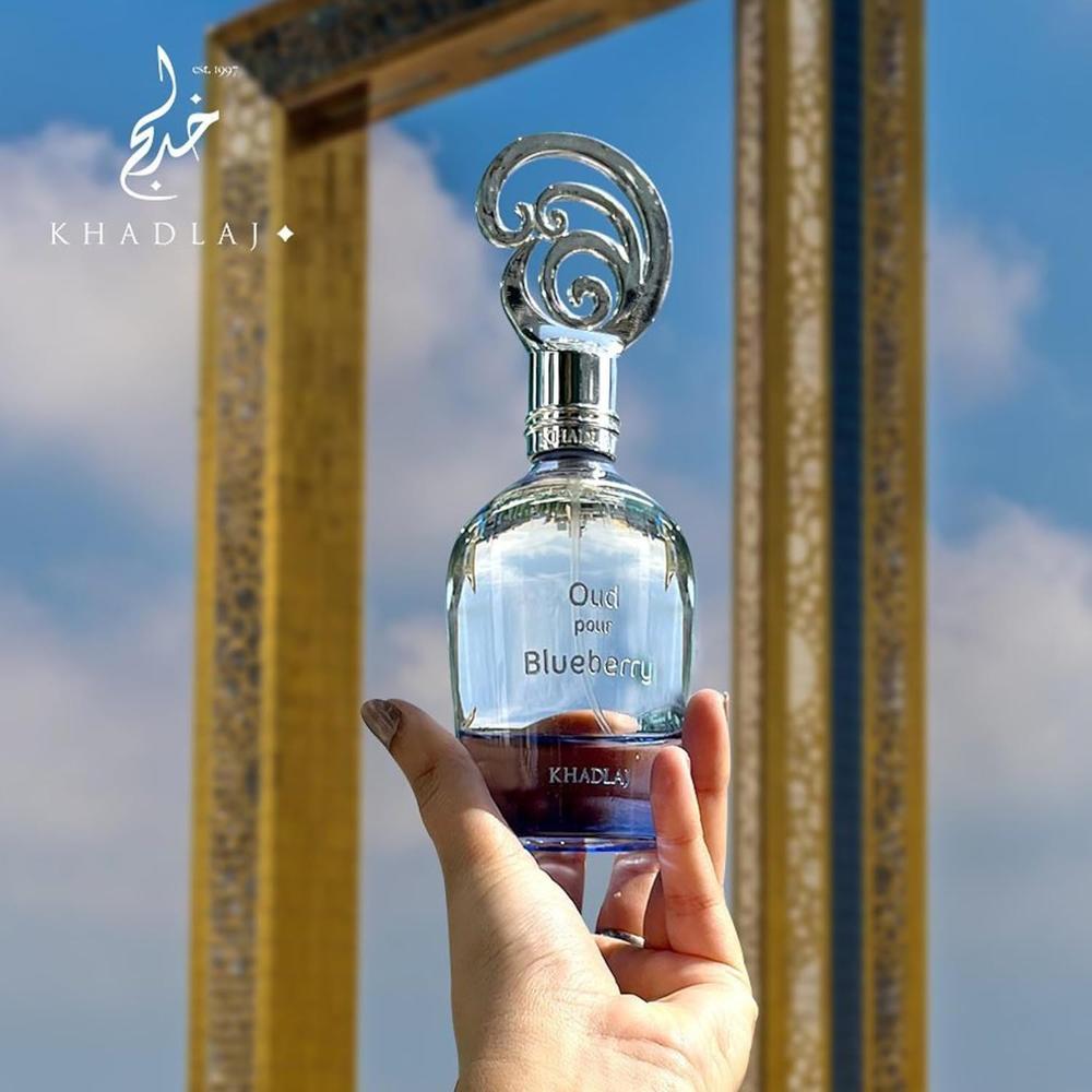 PERFUME KHADLAJ OUD POUR BLUEBERRY EDP UNISEX 3.4 OZ / 100 ML - 3