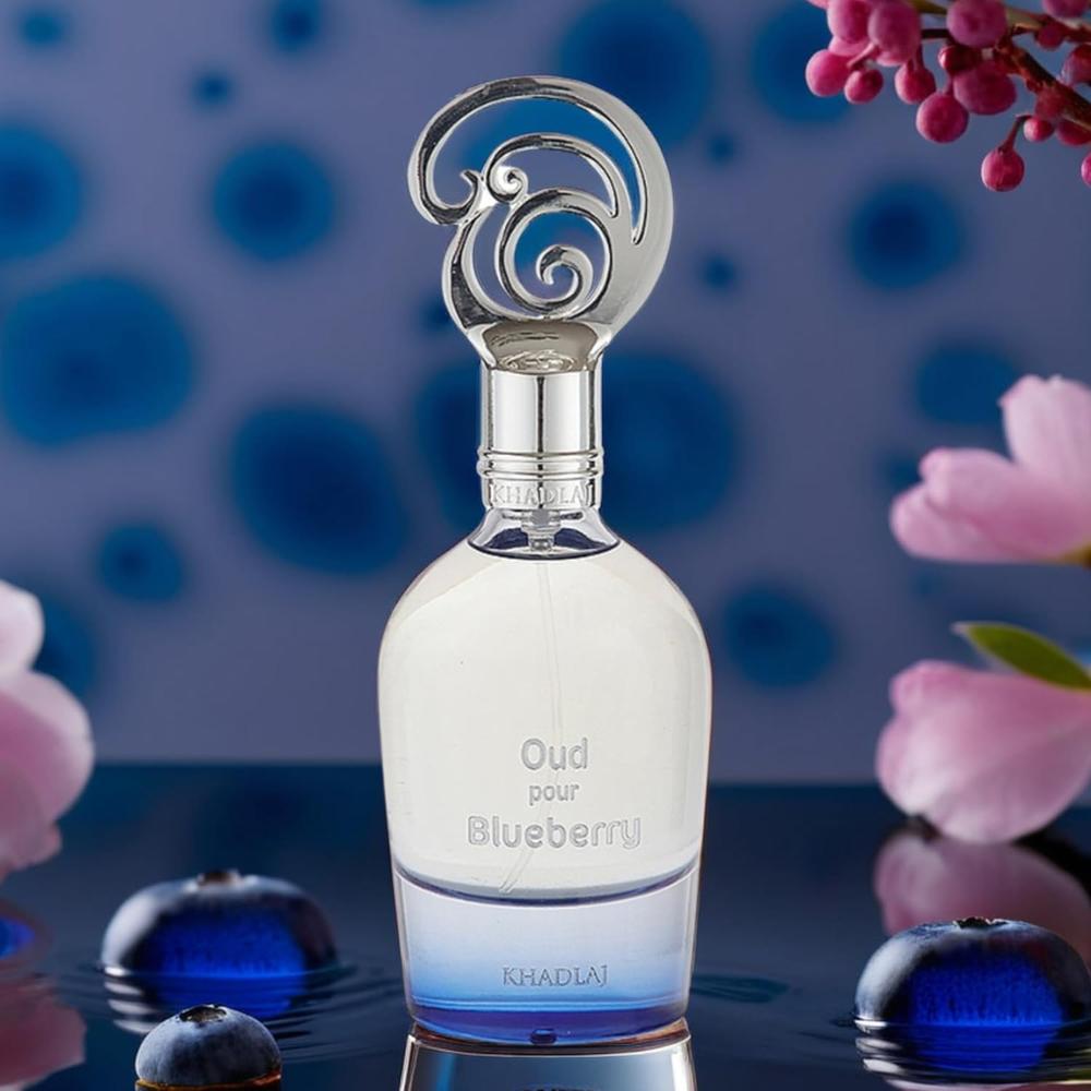 PERFUME KHADLAJ OUD POUR BLUEBERRY EDP UNISEX 3.4 OZ / 100 ML - 6