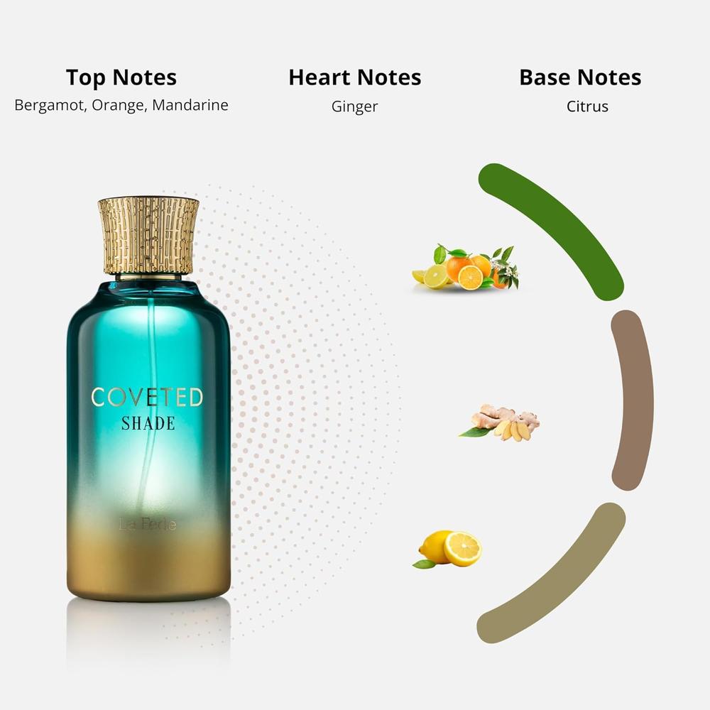 PERFUME KHADLAJ LA FEDE COVETED SHADES EDP UNISEX 3.4 OZ / 100 ML - 2