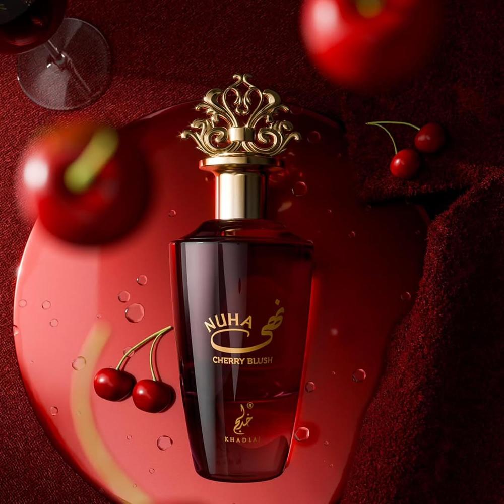 PERFUME KHADLAJ NUHA CHERRY BLUSH EDP MUJER 2.87 OZ / 85 ML - 4