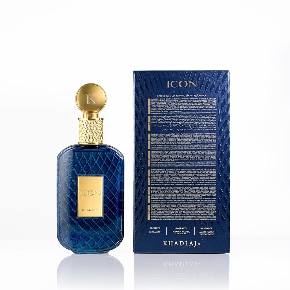PERFUME KHADLAJ ICON EDP HOMBRE 3.4 OZ / 100 ML - 3