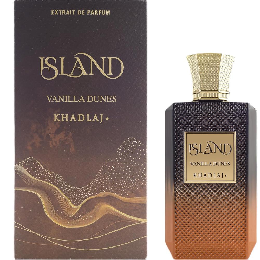 PERFUME KHADLAJ ISLAND VANILLA DUNES EXTRAIT DE PARFUM UNISEX 3.4 OZ / 100 ML - 2