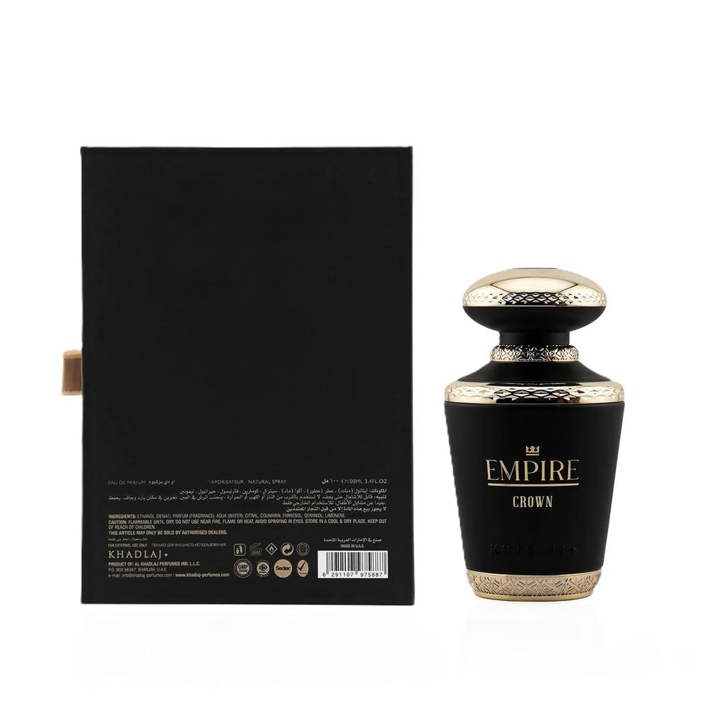 PERFUME KHADLAJ EMPIRE CROWN EDP HOMBRE 3.4 OZ / 100 ML - 4