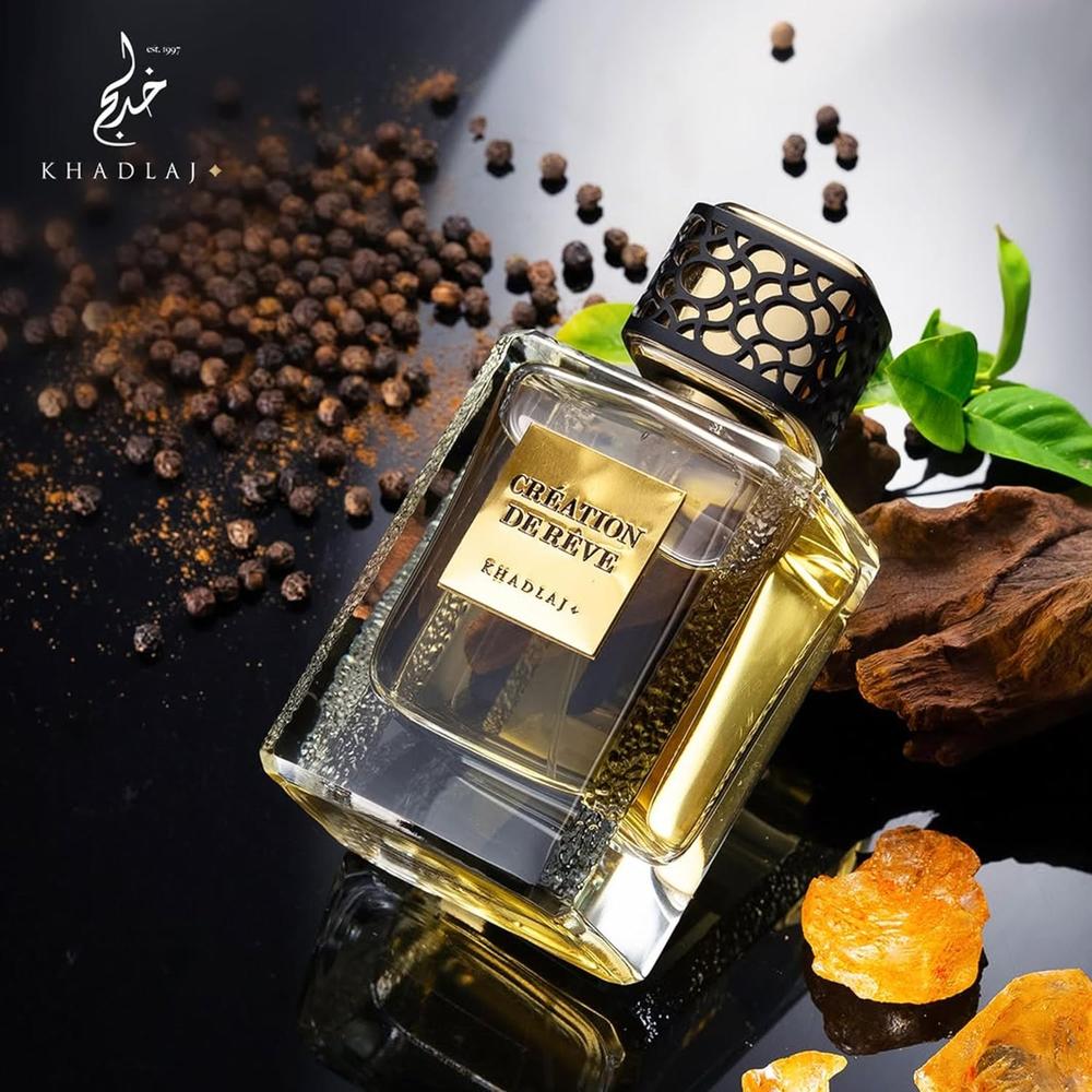PERFUME KHADLAJ MAISON CREATION DE REVE EDP UNISEX 3.4 OZ / 100 ML - 5