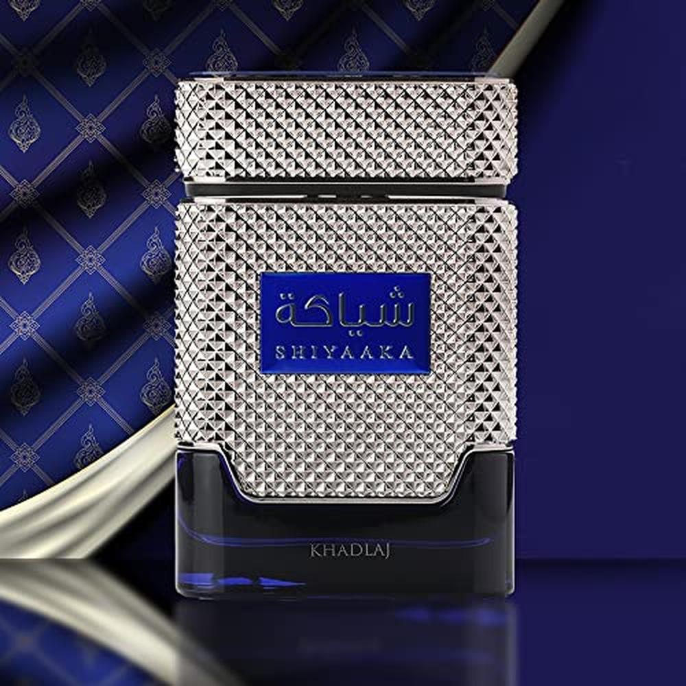 PERFUME KHADLAJ SHIYAAKA BLUE EDP HOMBRE 3.4 OZ / 100 ML - 3