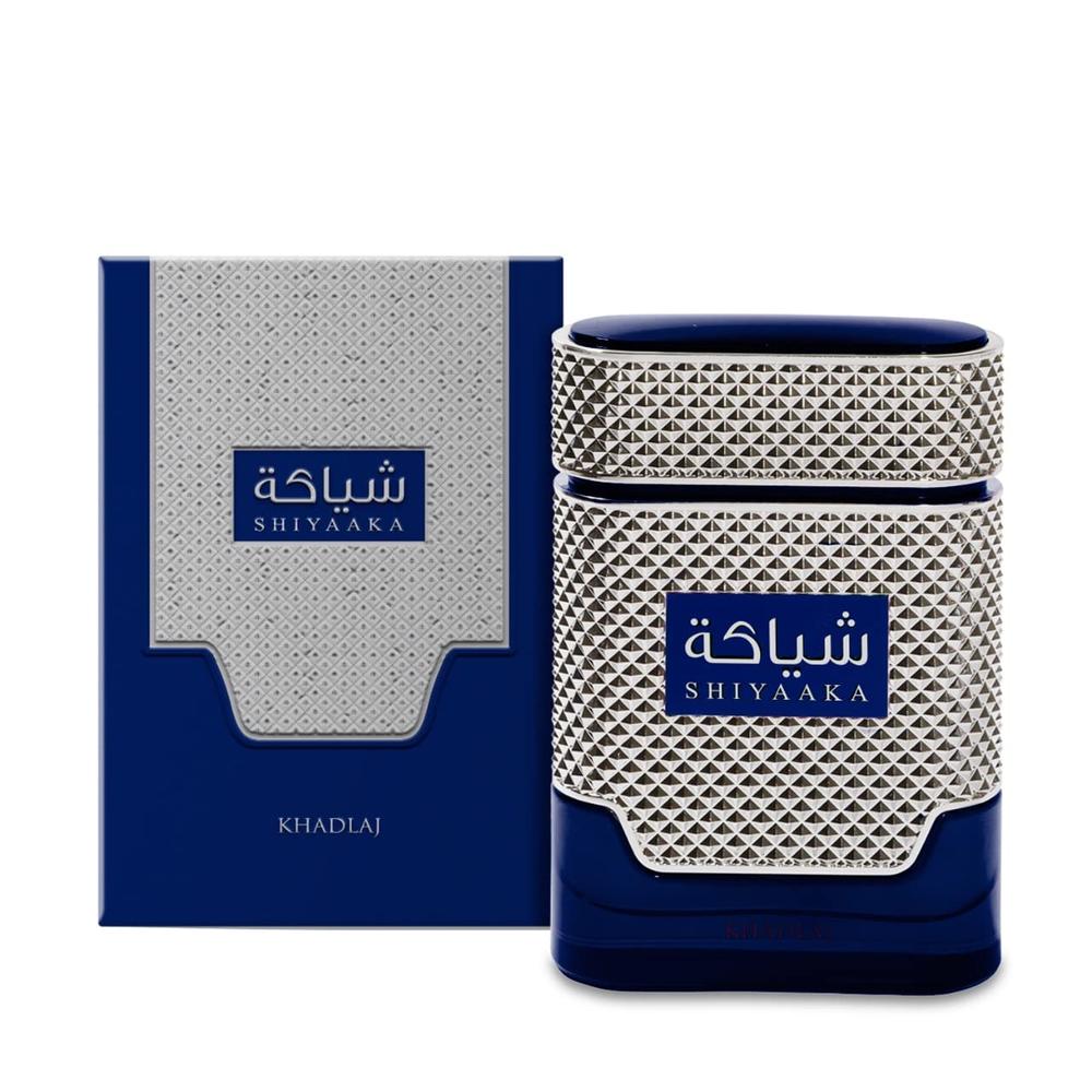 PERFUME KHADLAJ SHIYAAKA BLUE EDP HOMBRE 3.4 OZ / 100 ML - 4