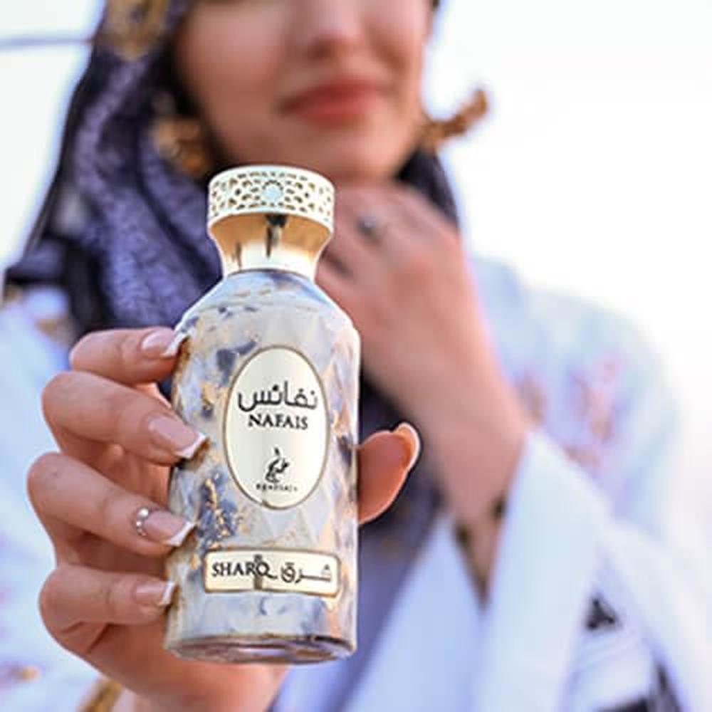 PERFUME KHADLAJ NAFAIS SHARQ EDP UNISEX 3.4 OZ / 100 ML - 4