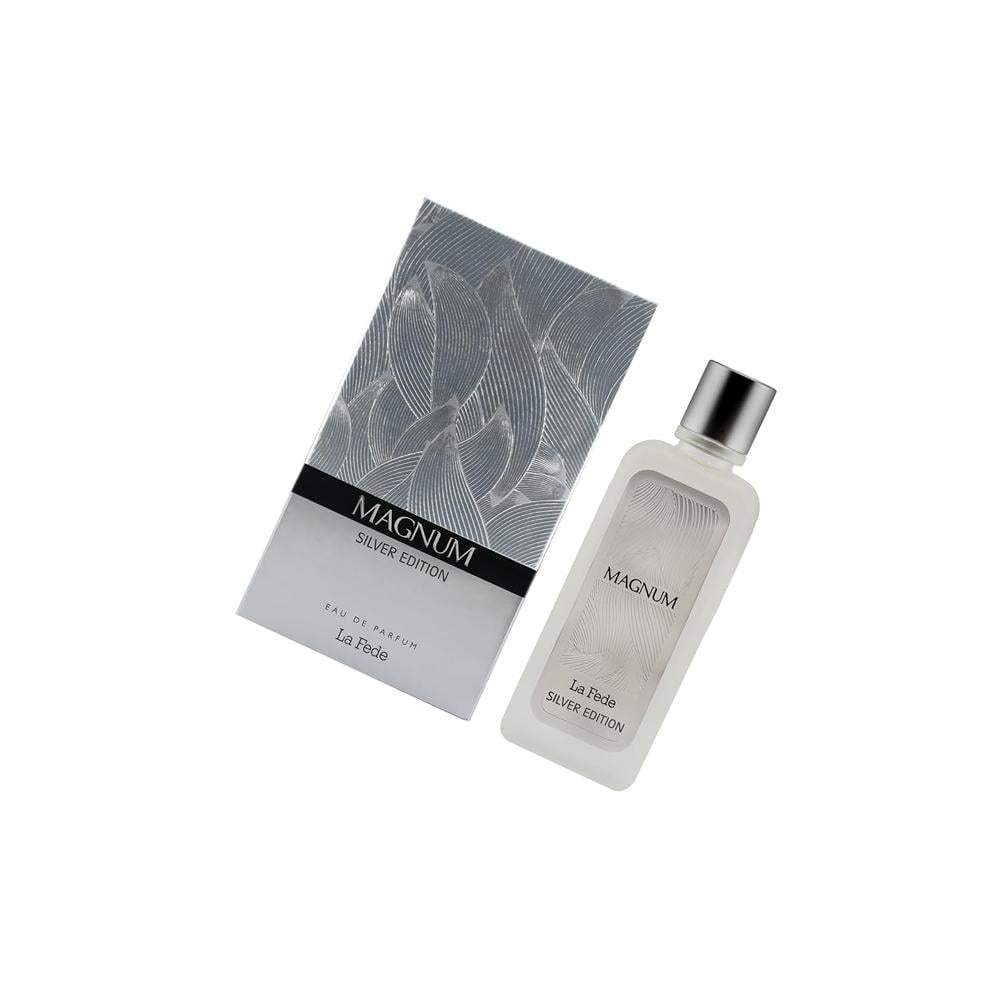 PERFUME KHADLAJ LA FEDE MAGNUM SILVER EDITION EDP HOMBRE 3.4 OZ / 100 ML - 2