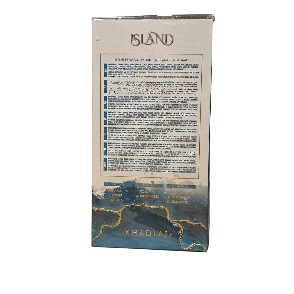 PERFUME KHADLAJ ISLAND HOMBRE EXTRAIT DE PARFUM 3.4 OZ / 100 ML - 5