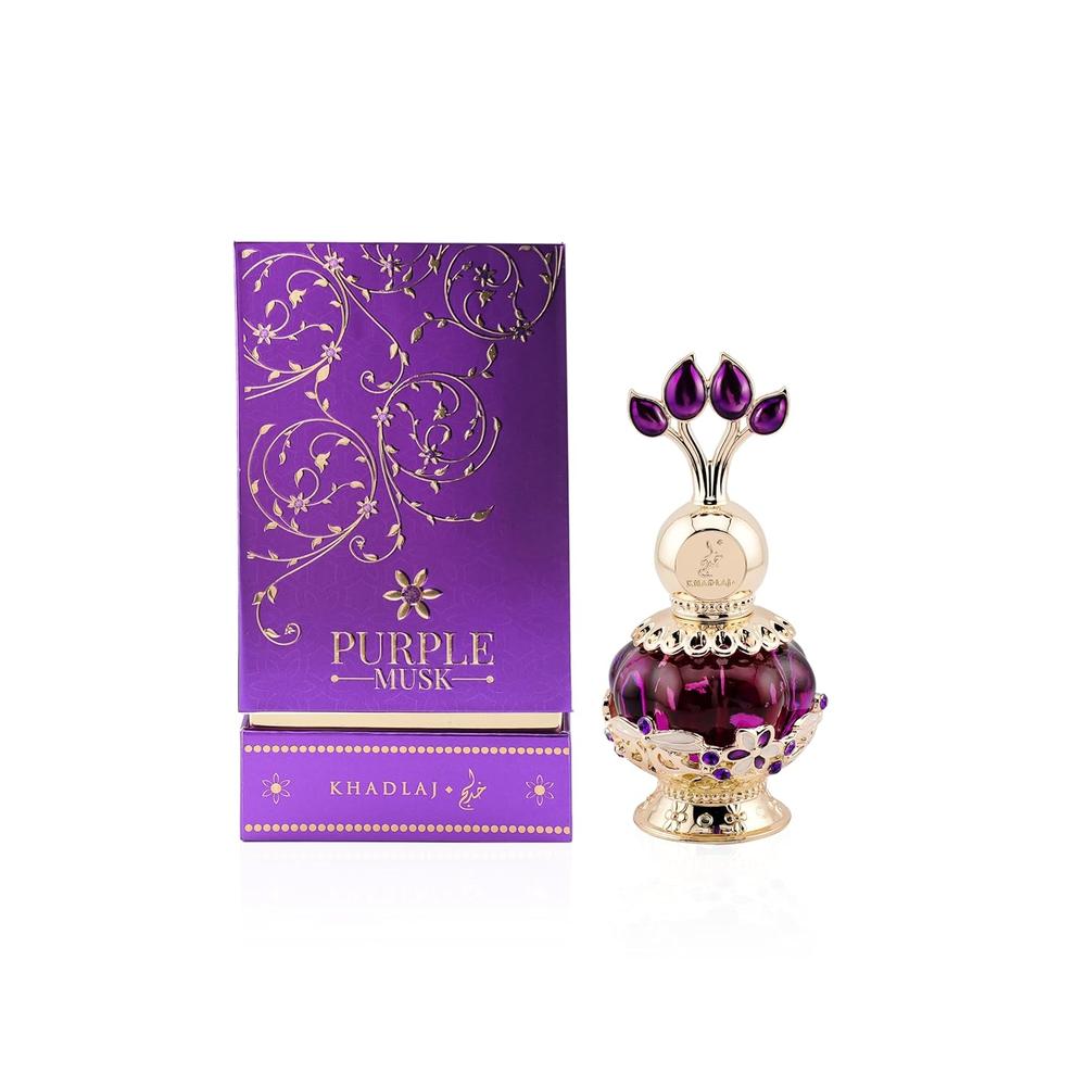 PERFUME KHADLAJ PURPLE MUSK CPO MUJER 0.7 OZ / 20 ML - 1