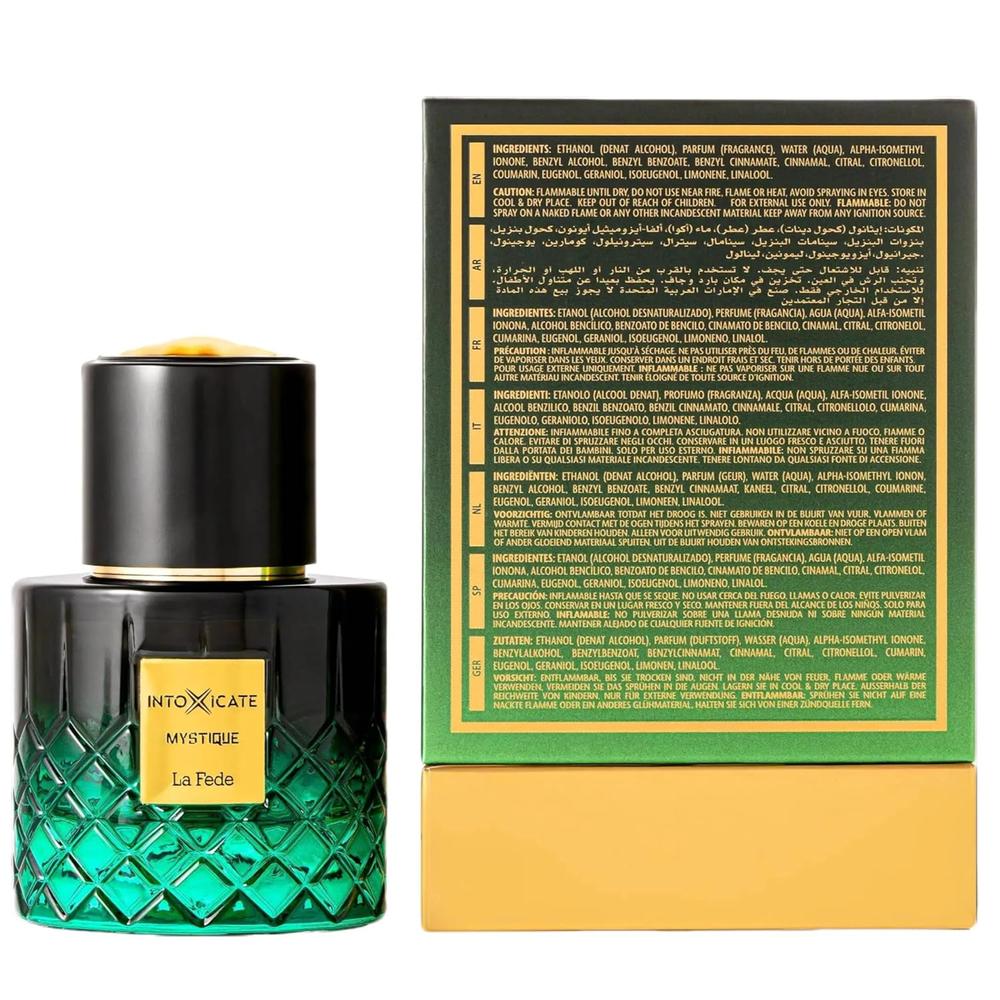 PERFUME KHADLAJ LA FEDE INTOXICATE MYSTIQUE EDP HOMBRE 3.4 OZ / 100 ML - 3