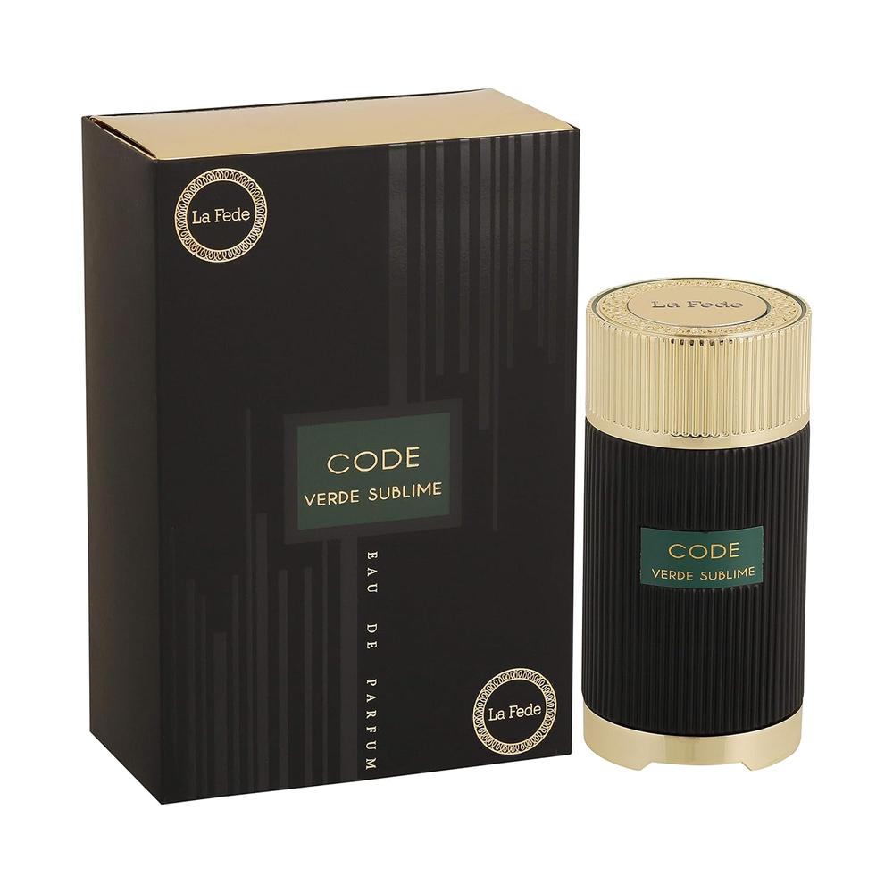 PERFUME KHADLAJ CODE VERDE SUBLIME EDP UNISEX 3.4 OZ / 100 ML - 1