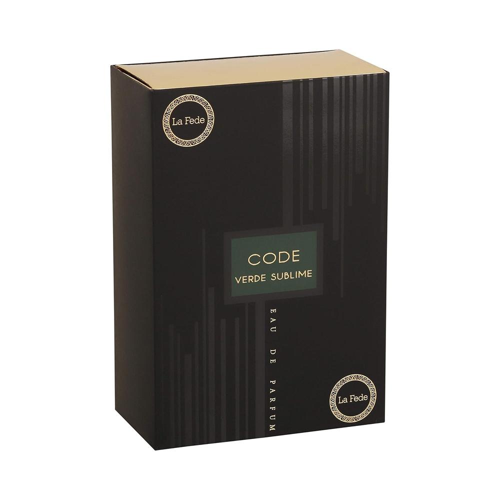 PERFUME KHADLAJ CODE VERDE SUBLIME EDP UNISEX 3.4 OZ / 100 ML - 3