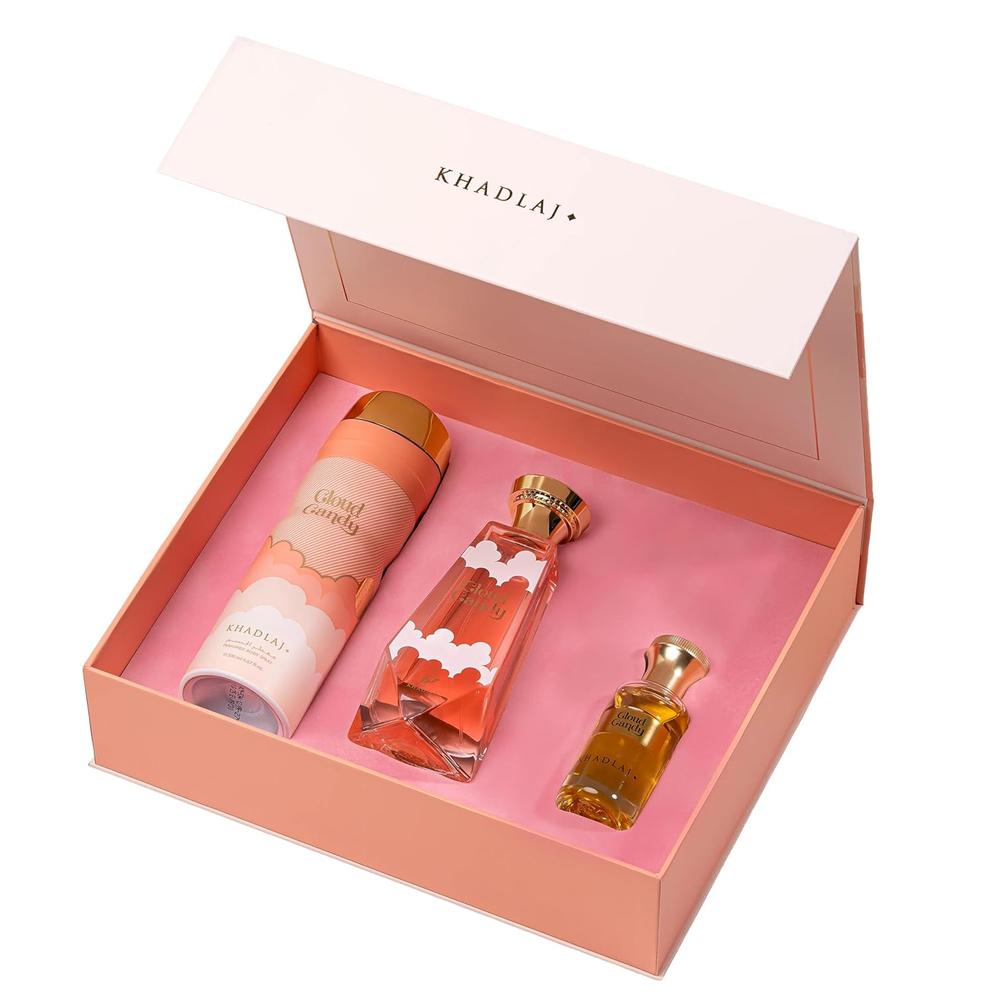 SET KHADLAJ CLOUD CANDY EXTRAIT DE PARFUM UNISEX 3 PIEZAS - 2