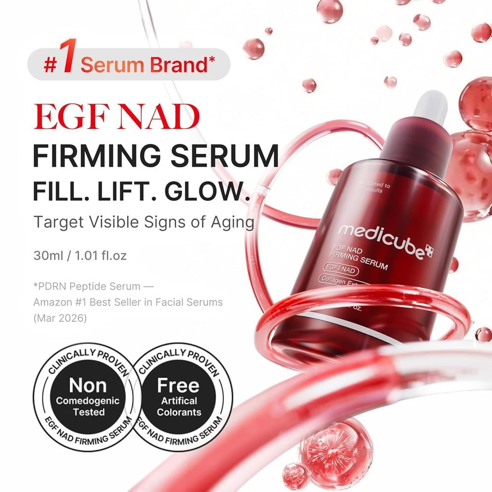 SERUM REAFIRMANTE MEDICUBE NAD EGF ROSTRO Y CUELLO 1 OZ / 30 ML - 2