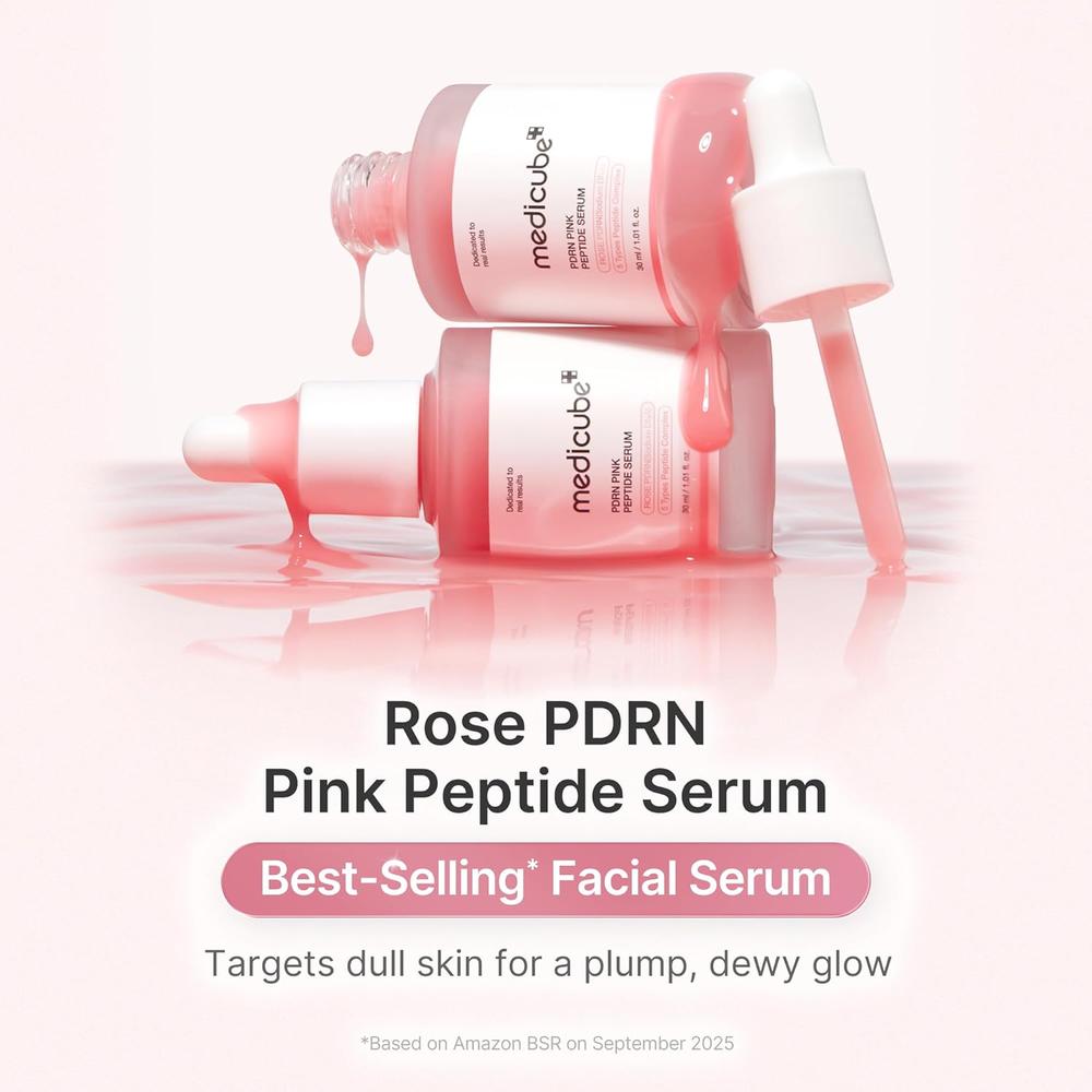SUERO MEDICUBE PDRN PINK PEPTIDE SERUM 1 OZ / 30 ML - 2