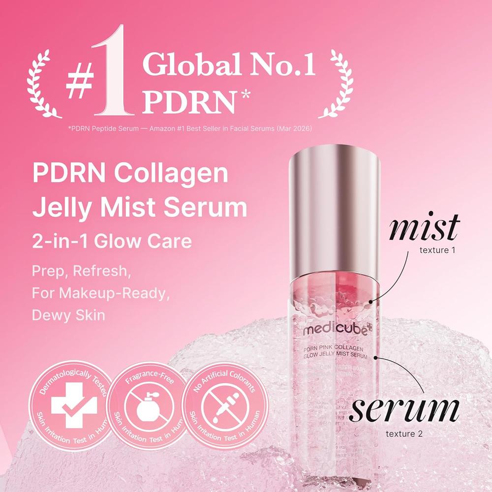 SERUM EN BRUMA EN GEL MEDICUBE COLAGENO ROSA PDRN 2.03 OZ / 60 ML - 2
