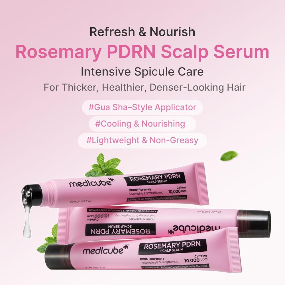SERUM REFRESCANTE Y NUTRITIVO MEDICUBE CUERO CABELLUDO 0.67 OZ / 20 ML - 2