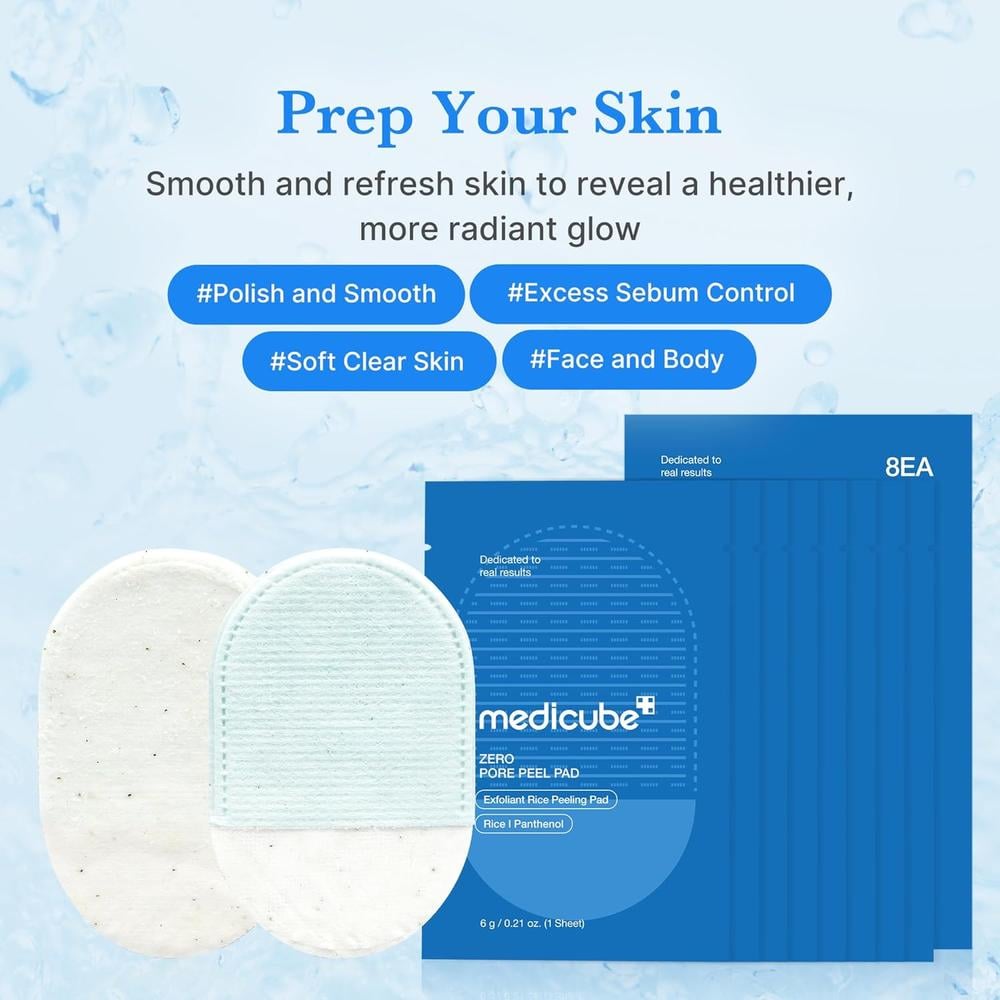 DISCOS EXFOLIANTES MEDICUBE ZERO PORE PAD 8 UND - 2