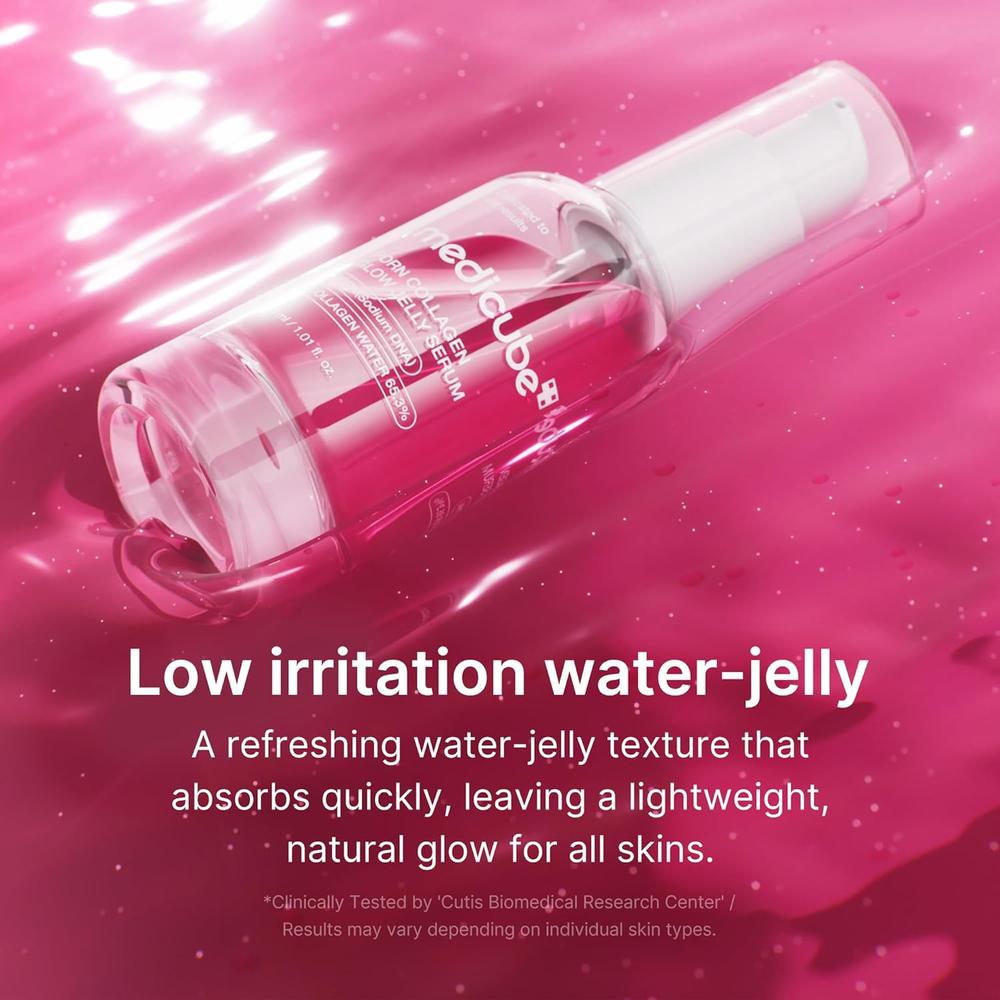COLAGENO ILUMINADOR MEDICUBE PDRN ROSA SERUM EN GEL 1 OZ / 30 ML - 4