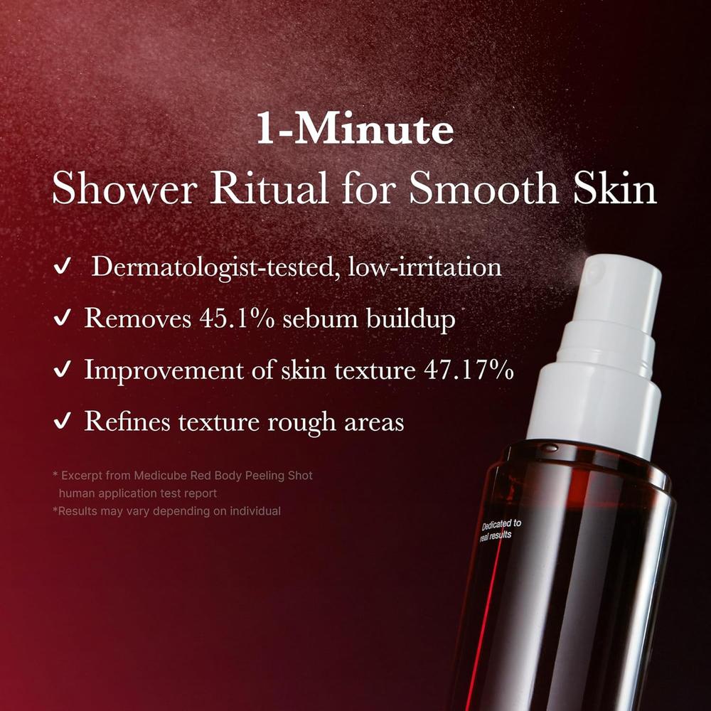 SPRAY CORPORAL MEDICUBE RED BODY PEELING SHOT 3.7 OZ / 110 ML - 5