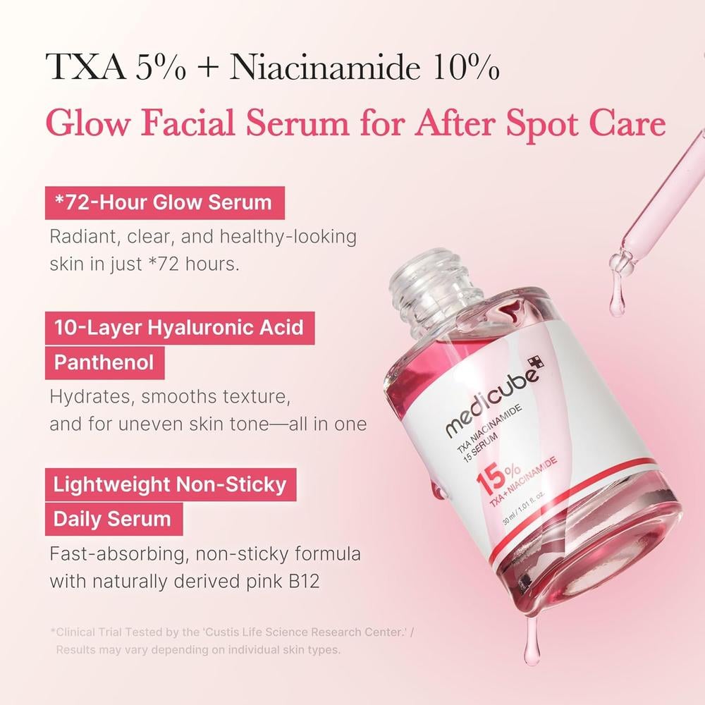 SUERO MEDICUBE TXA + NIACINAMIDE 15% SERUM 1 OZ / 30 ML - 2