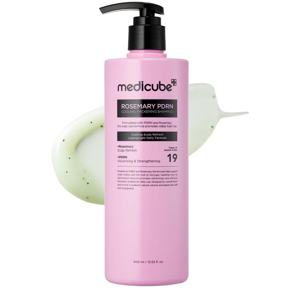 SHAMPOO MEDICUBE ROMERO Y POLVO DENSIFICADOR 13.52 OZ / 400 ML - 1