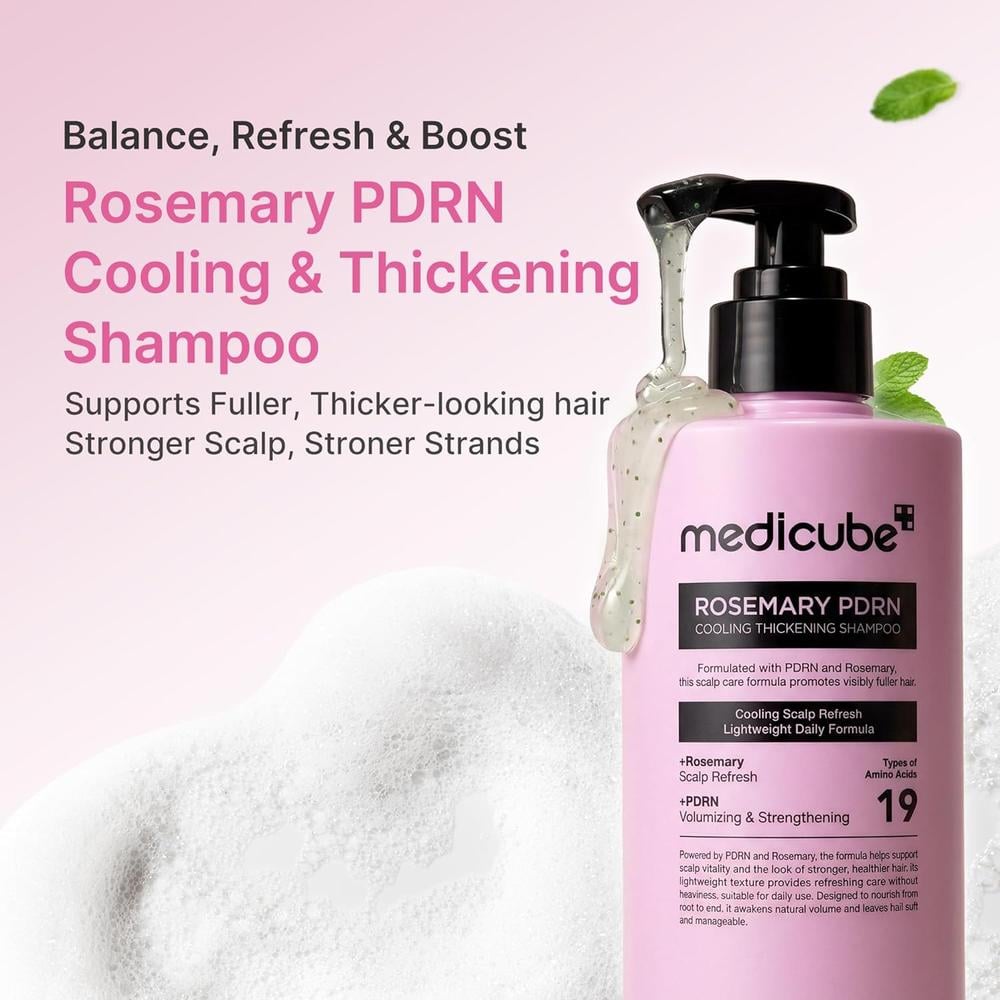 SHAMPOO MEDICUBE ROMERO Y POLVO DENSIFICADOR 13.52 OZ / 400 ML - 2