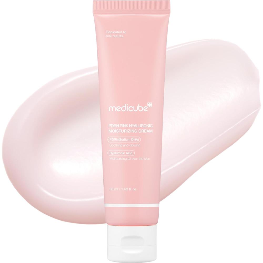 CREMA HIDRATANTE MEDICUBE SALMON DNA PDRN HYALURONIC CREAM 1.7 OZ / 50 ML - 1